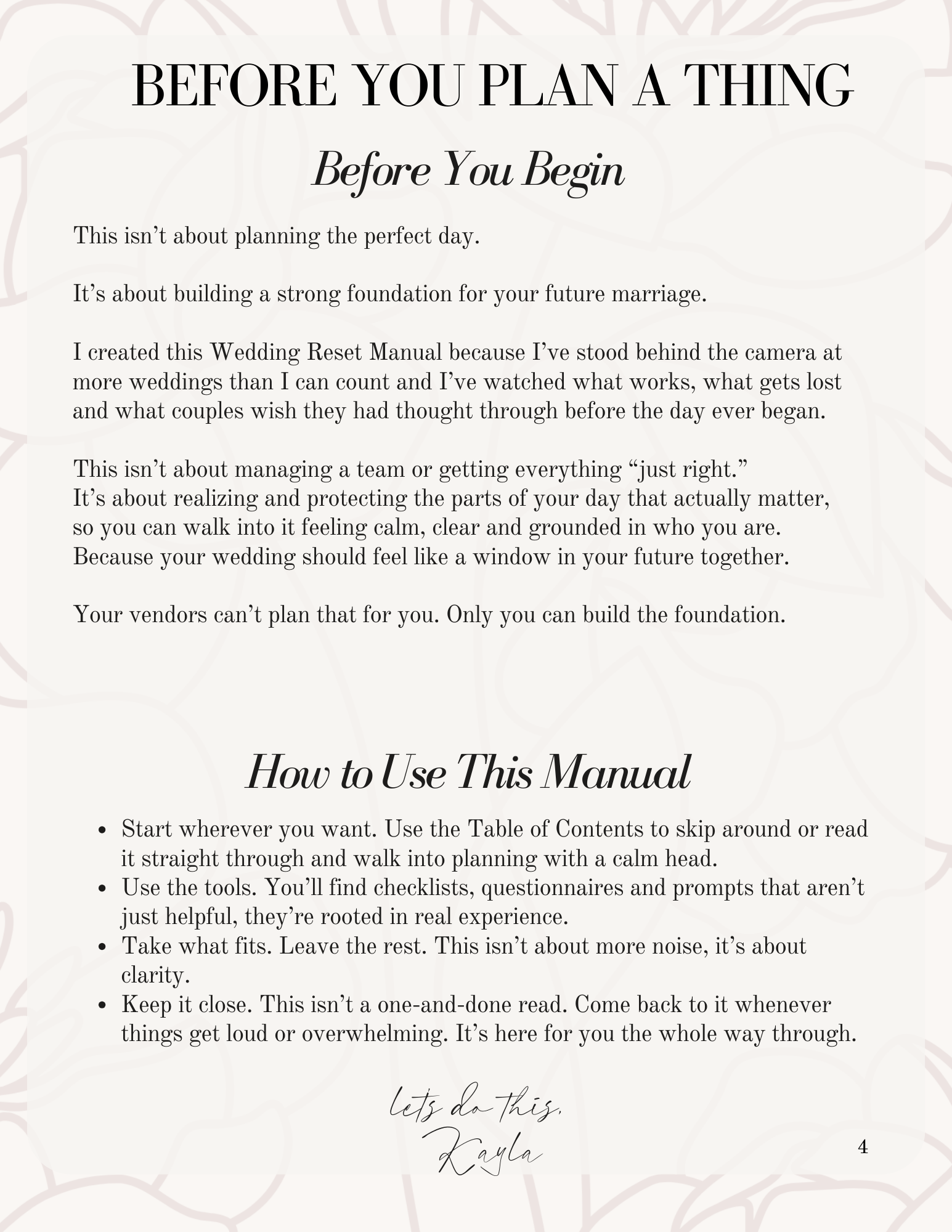 Wedding Reset Manual | Marriage First Wedding Planning Guide | Real Marriage Is the New Rebellion PDF