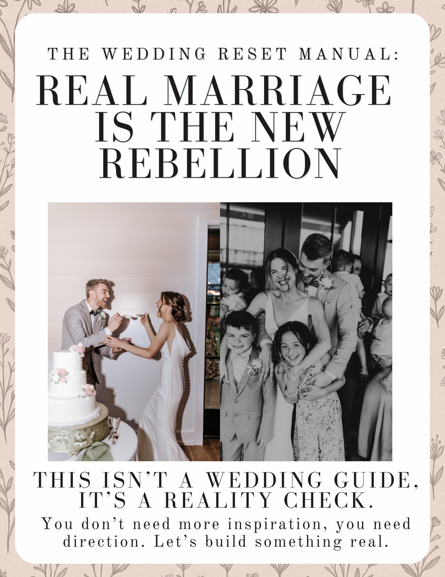Wedding Reset Manual | Marriage First Wedding Planning Guide | Real Marriage Is the New Rebellion PDF
